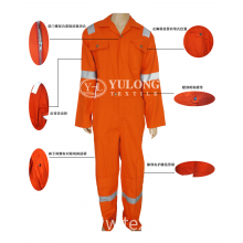 新乡豫龙纺织有限公司-橙色黄色荧光连体服荧光夹克上衣